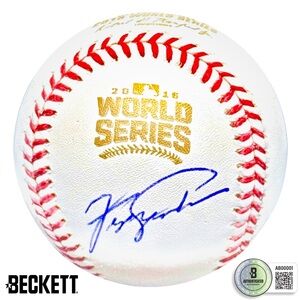 💥Fergie Jenkins💥 Chicago Cubs Signed 2016 World Series Baseball Autograph HOF